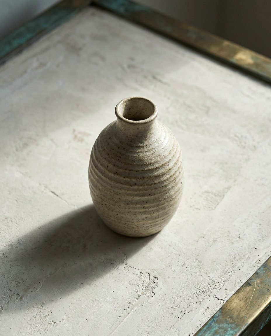 Stoneware Bud Vase